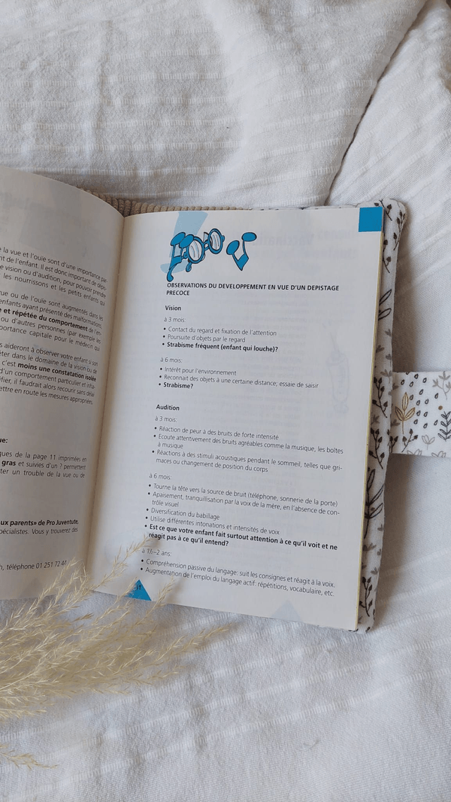 Protège carnet de santé personnalisable 